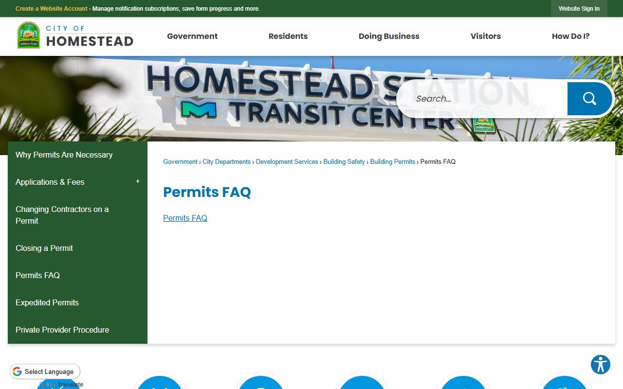 Homestead residents directory public records request portal