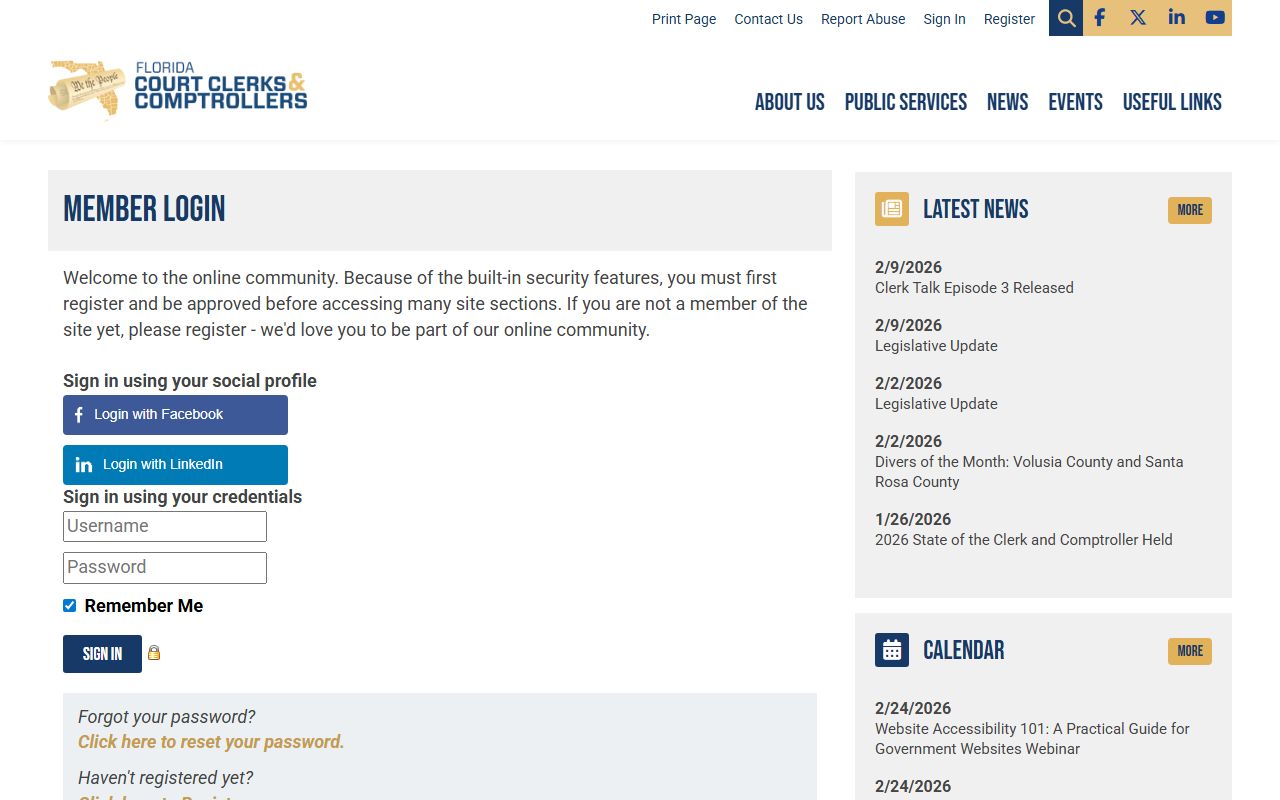 Florida residents directory court records CCIS search portal